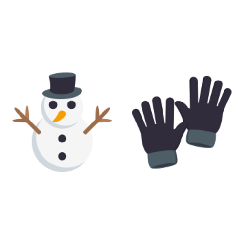 ⛄🧤 Emoji Domain EmojiOne rendering